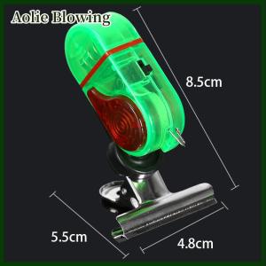 Aolie 1PC Fish Bite Alarm High Sensitive Fishing Alarm Sound Bell LED Light Indicator Clip-on Fishing Rod Buzzer Fishing Accessories