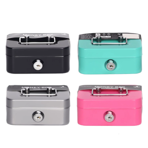 Xách tay 4.5 inch thép hộp an ninh Organizer Key thiết kế có khóa đa năng lưu trữ container cho công cụ có giá trị