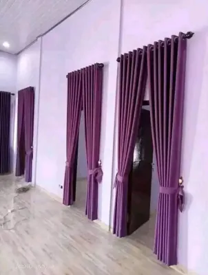 Gorden Blackout Panjang 4 Meter Hordeng Tinggi 3 Meter Tirai Jendela Korden Pintu Kamar Ruang Tamu
