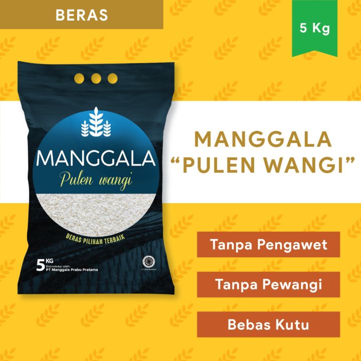 BERAS PANDAN PULEN WANGI MANGGALA 5 Kg | Lazada Indonesia