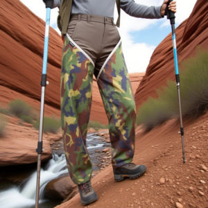 Men Women Outdoor Ultralight Rain Pants Waterproof Leg Cover Fishing Split Rain Pants for Outdoor Cycling Hiking Fishing