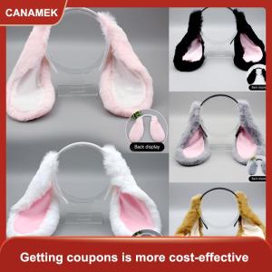【CANAMEK】 Dễ Thương Bunny Tai Headband Sang Trọng Thỏ Tóc Hoop Mũ Nón Cosplay Trang Phục Phụ Kiện Tóc Cho Người Lớn Đảng