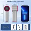 Rechargeable Mini Fan Portable Handheld Mini Fan Strong Cooling Effect. 