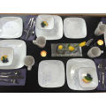 Corelle Jacaranda Square Round 10-1/4-inch Dinner Plate, 26cm. 