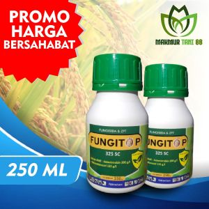 FUNGITOP 325 sc 250 ml PROMO GROSIR FUNGISIDA/AMYSTARTOP/AMISTARTOP/VITRO/SECORE/NATIVO/FILIA 106 Penilaian