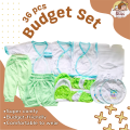 BEST SELLER!! 36pcs Budget Set | Newborn Infant Baby Clothes | 0-6mos Barubaruan Newborn Set | Bliss Baby Stuff. 