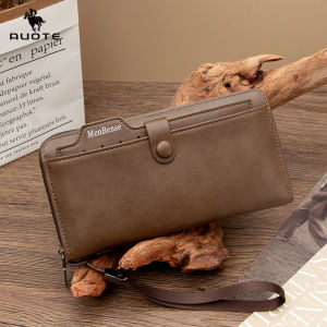 AUOTE Mens Long Wallet Soft PU Long Wallet Multi-Functional Wallet Large Capacity Purse Multi-Card Position ID Credit Cards Holders Coin Pouch PU Leather Coin Bag Business Wallets