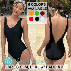 Cutout Rashguard Black One Piece Swimsuit Korean Swimwear