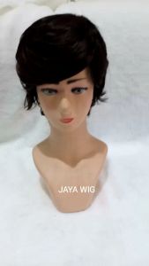 Wig Rambut Palsu Wanita Model Pendek
