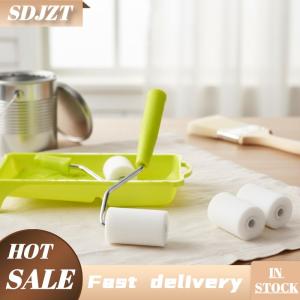 SDJZT 6 cái sơn Con lăn Kit 2 inch bọt mật độ cao bao gồm sơn khay lót cho khu vực nhỏ cảm ứng lên và góc sơn