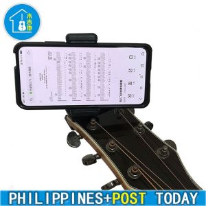 Guitar Head Clip Mobile Phone Holder Live Broadcast Bracket Stand Tripod Clip Head For Mobile Phones Action Cameras