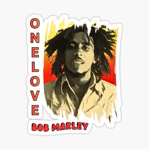 BOB MARLEY RASTA REGGAE  VINYL STICKERS
