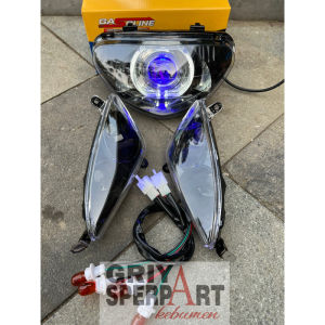 Lampu depan Mio sporty old lama costome biled billed set sen model mx thailand