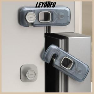 LEYOUFU 1Pc Home Refrigerator Lock Fridge Freezer Door Catch Lock Toddler Kids Child Cabinet Safety Lock For Baby Safety Child Lock