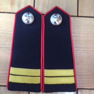 Bộ cầu vai bảo vệ vệ sĩ chuyên nghiệp viền đỏ vạch vàng mẫu đẹp giá rẻ hàng sẵn