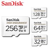 SanDisk High Endurance Micro SD Card 128GB 256GB 512GB 1TB 2TB For CCTV Surveillance SDSQQNR GN6IA Memory Card