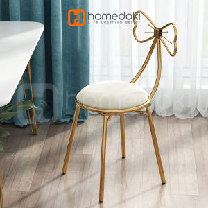 Homedoki Kursi Kamar / Kamar Tidur Kursi Meja Rias Murah /Dressing Stool Kursi Rias/Kupu-kupu Kursi