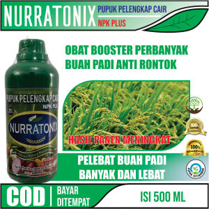 Obat Pengisian Bulir Padi - Obat Bulir Buah Padi PUPUK NURRATONIX 500 ML Obat Padi Obat Buah Padi - Obat Penambah Bobot Padi - Obat Buah Padi Ber Bobot - Obat Penambah Berat Padi - Obat Semprot Padi yang Bagus Ampuh