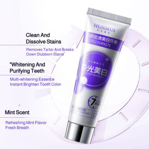 Whitening Toothpaste/Cold Light Whitening Toothpaste/Anti-Yellowing Formula/Deep Stain Removal/7 Days to Whiter Teeth/Adults Use/Oral Care