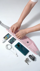 Belt Bag Fitness Workout Belt Bum Bag Multifunctional Waist Bag Outdoor Running Bag Waist Pack for Cycling Hiking