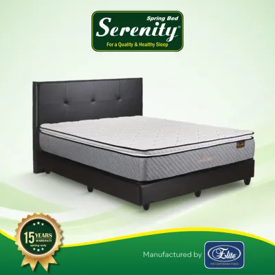 Serenity Springbed Kasur Victory With Plushtop New Edition by Elite Springbed