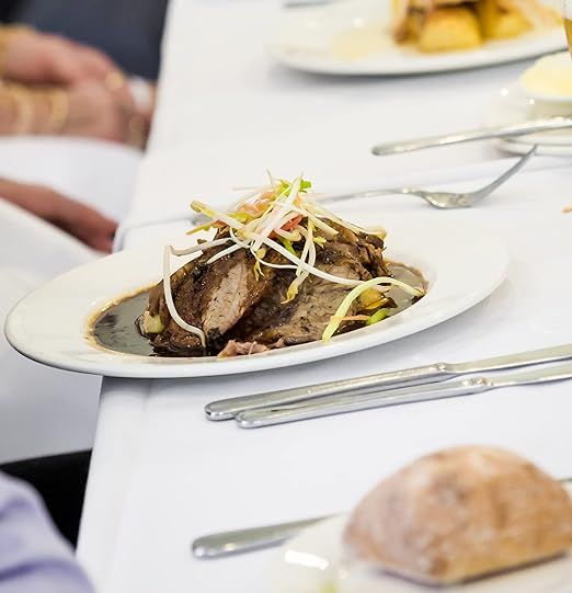 Porcelain Serving Platters, 11 Inch x Inch Large Serving Trays