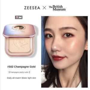 ZEESEA Three-dimensional Highlight Repair Volume Plate Fairy Glitter Powder Brightening Nose Shadow Silhouette Pearlescent Powder Cake Crushed Diamond Fine Highlighter