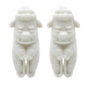 ZGNAY MALL 2pcs Sheep Farm Animal Bag Clip 3D Printed Funny Food Sealer Clips Creative Pig Bag Sealing Clips Kitchen