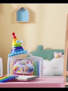 Non-toxic Oil Pastels Set Washable Drawing Crayons for Kids Toddlers Art Supplies Deli 12 Colors Krayon Pastel Minyak Kanak Kanak Selamat Tidak Toksik Melukis Seni Sekolah Premium Quality #6679