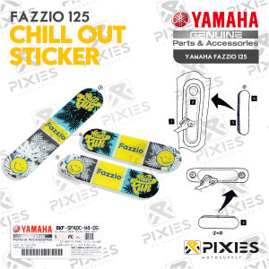 BKFSPADCM4DG YAMAHA FAZZIO 125 ACCESSORIES PANEL STICKER 3 PIECES CHILL OUT STICKER