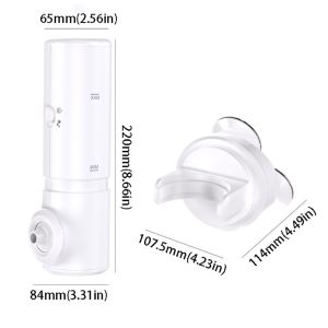 NO4 PANDA Portable Bath Foam Machine Wireless Fully Automatic Spa Machine Bath Spa Machine Bubble Wave Generator Hydrotherapy Machine Bathroom