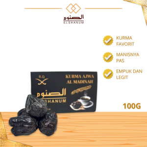 BQ Kurma Ajwa 100gr / Kurma Nabi al madinah /SHABANI STORE