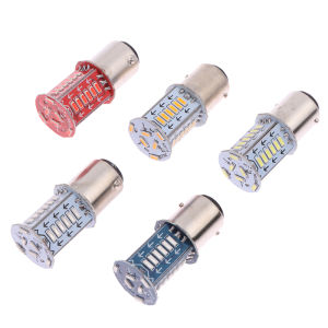 438178 ZXC 1Pc 1157 LED Strobe Brake Light BAY15D Bulb 30SMD Water Flash Reversing Parking Car Turn Signal Tail Lamp Motorcycle Light