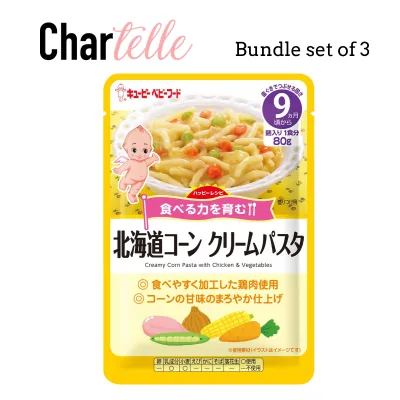 KEWPIE HR-17 HOKKAIDO CREAMY CORN PASTA WITH CHICKEN & VEGETABLES x 3
