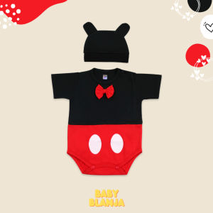 Jumper Bayi Laki-Laki / Perempuan 0 6 Bulan Mcky Mnie Set