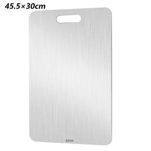 ENCOUNT Stainless Steel Cutting Board Anti-mold Thickened Chopping Board Multifunctional Cut Vegetables Meat Vegetable Cutting Board Kitchen