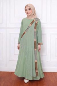 COD//Gamis Abaya Turkey HAWA/ Gamis Abaya Arab Kajol Jersey Mix Ceruty / Gamis Model terbaru
