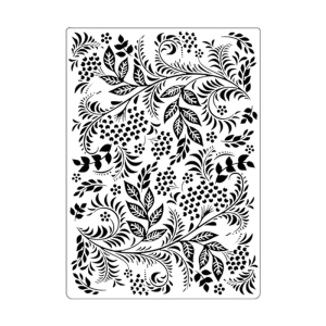 Textured Embossing Folder for Making Flower Leaf Pattern Scrapbooking Templates for Journal Photo Album Decoration