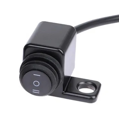 BW Saklar On Off 3 Mode /Saklar Spion On Off Lampu 3 Mode Kiri Kanan Motor Universal