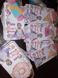 Candyland Themed Party Paper Bag I loot bag with Handle Paperbow