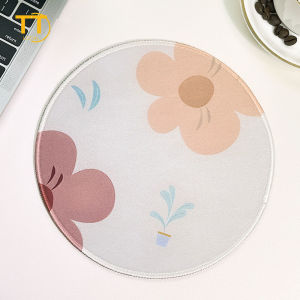 Tri-Town 20CM Creative Anti-slip Pad Round Small Fresh Mouse Pad Cartoon Cute Mouse Pad Game Office