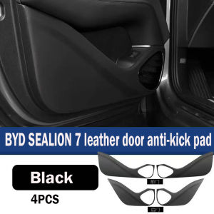 ZLWR BYD SEALION 7 door anti-kick pad Leather material protection Original car door scratched waterproof car interior modification supplies