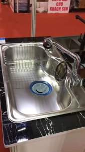 Bồn rửa chén 1 hố to mã số PDS-850 hiệu DAESUNG nhập khẩu nguyên bộ từ Hàn Quốc