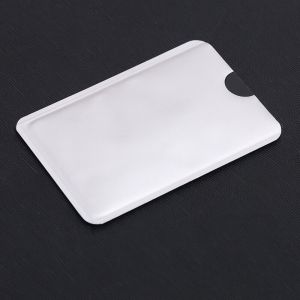 ESH63 10 Pcs Read proof Aluminum Foil Card Contactless Anti-Theft RFID Card Anti Scan RFID Blocking Sleeve ID Card Protector Blocker For Credit Card Passport Anti-Scan Card Sleeve