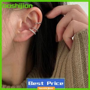 bashijian 3 cái đơn giản vòng bọc Bông tai sụn Tai Clip không có xuyên sụn Bông tai tai tai Cuff
