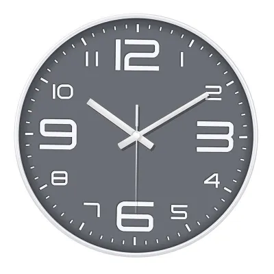 【local delivery】Modern Design Exquisite Wall Clock Silent Quartz Watch Wall Clock Home Office Living Room/30cm Jam Watch Wall Clock