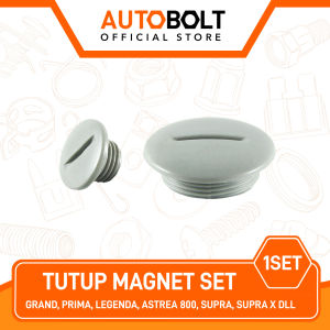 Tutup Magnet Set Grand & Blade & Prima & Revo Absolute & Supra Fit New X 125 FI GTR Hitam Abu Besar Kecil Kancing Baut Baud Block Blok Bak Mesin