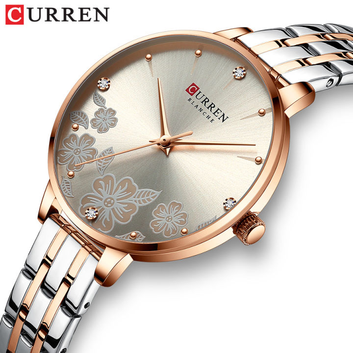 Curren stainless steel quartz watch waterproof hot sale