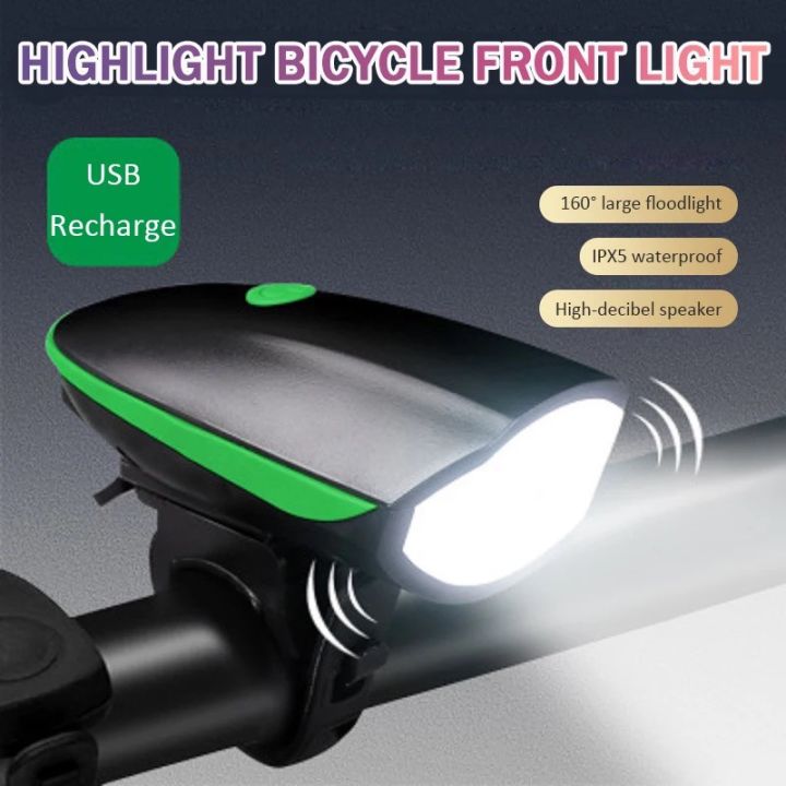 Bicycle horn deals and light