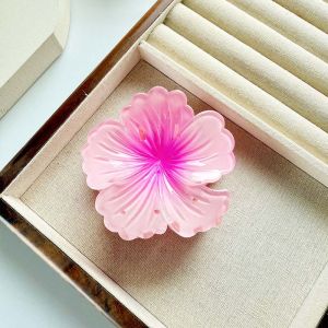 Nicedays🍒Jepitan Bunga Gradasi/Jepitan Hiu Warna-warni/Aksesoris Rambut Ekor Kuda Wanita COD